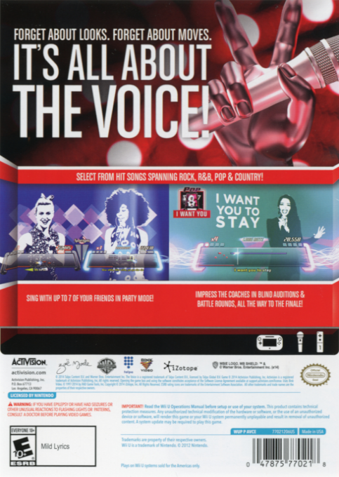 The Voice : I Want You - Dos