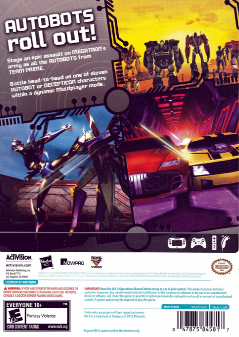 Transformers Prime - The Game - Dos
