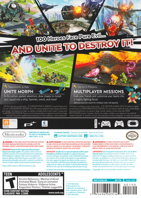 Wonderful 101, The - Dos