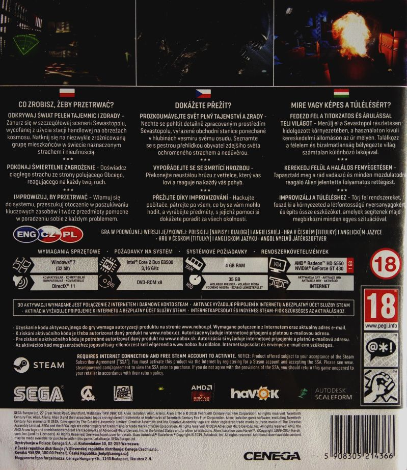 Alien: Isolation - Dos