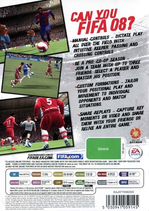FIFA Soccer 08 - Dos