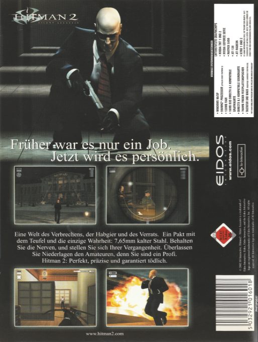 Hitman 2 : Silent Assassin - Dos