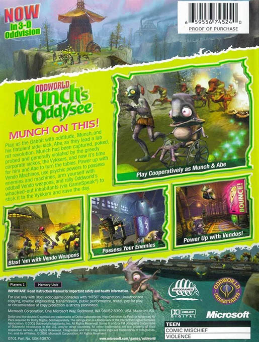 Oddworld: Munch's Oddysee - Dos