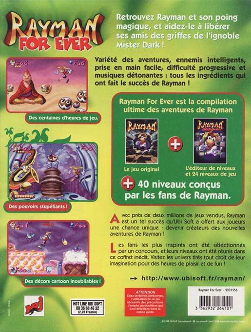 Rayman Forever dos