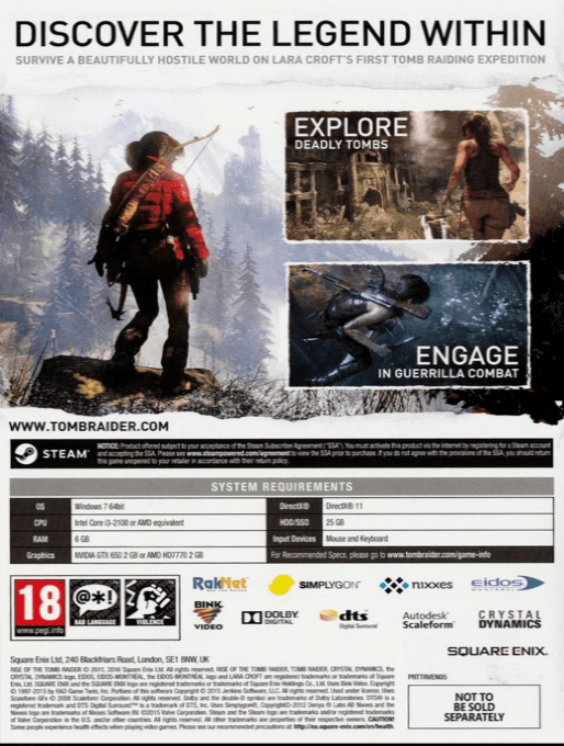 Rise Of The Tomb Raider - Dos