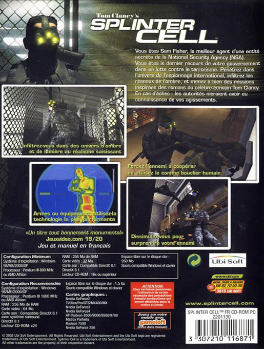 Tom Clancy's Splinter Cell - Dos