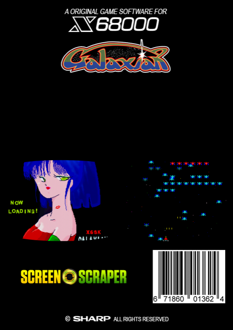 Galaxian X68K - Dos