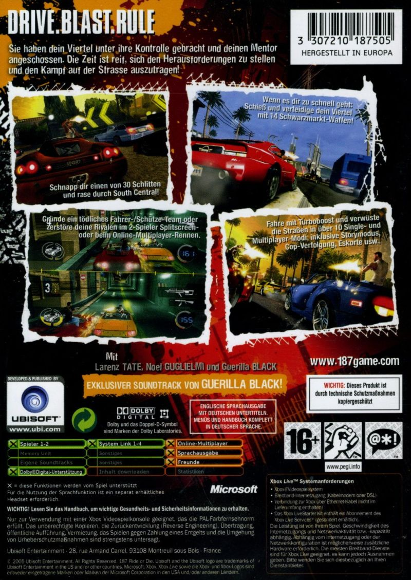 187 Ride Or Die - Dos