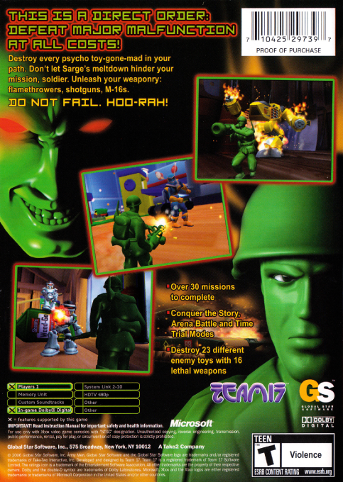 Army Men : Major Malfunction - Dos