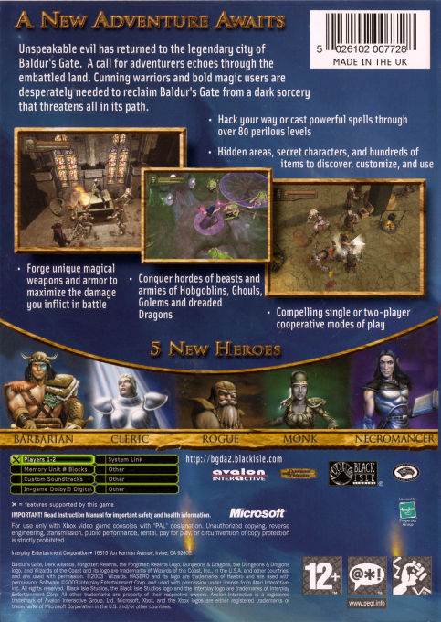 Baldur's Gate : Dark Alliance - Dos