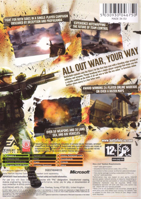 Battlefield 2 : Modern Combat dos