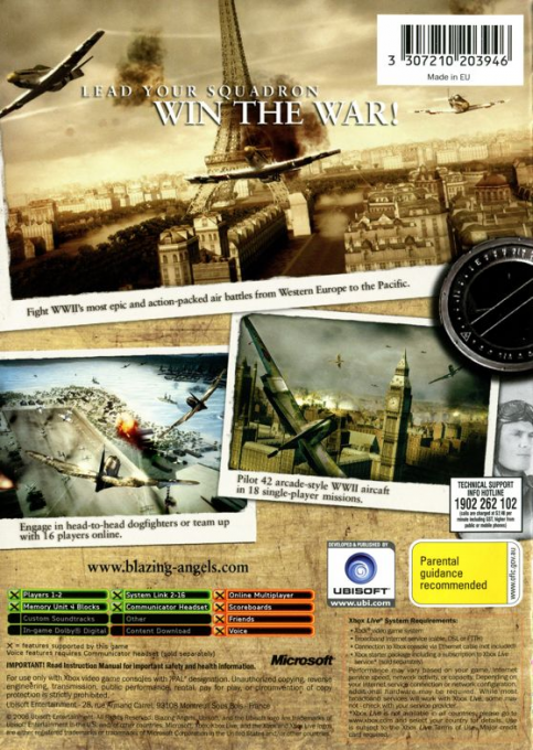 Blazing Angels : Squadrons Of WWII dos