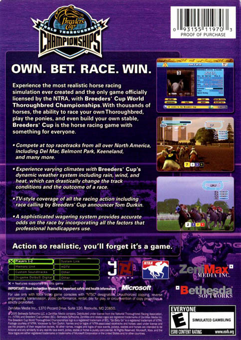 Breeders' Cup : World Thoroughbred Championships dos