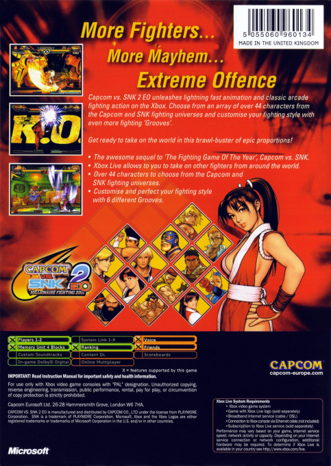 Capcom Vs. SNK 2 EO - Dos
