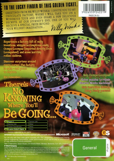 Charlie And The Chocolate Factory - Dos