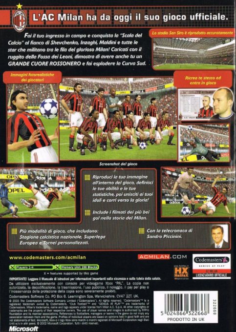 Club Football - AC Milan - Dos
