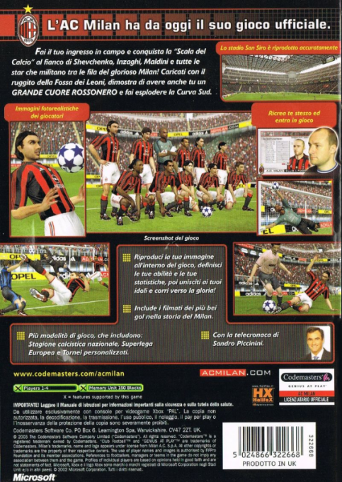 Club Football - AC Milan dos