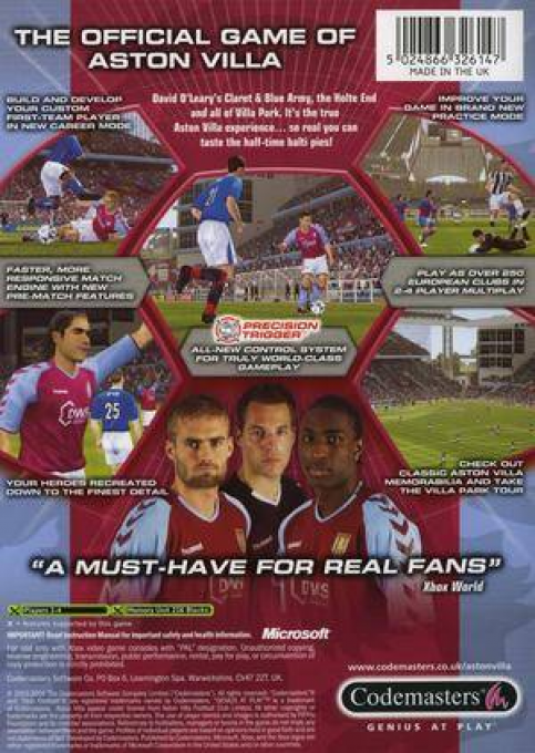 Club Football - Aston Villa dos