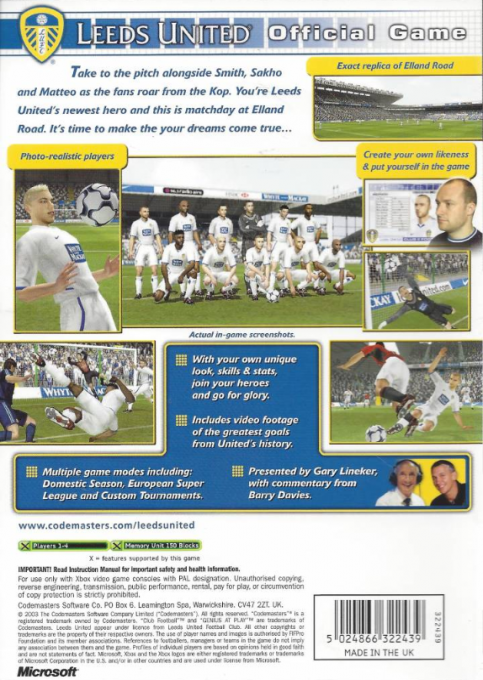 Club Football - Leeds United dos