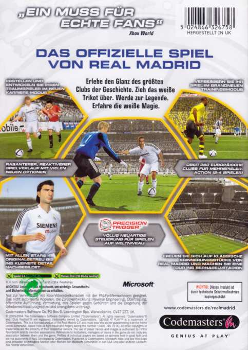Club Football - Real Madrid dos