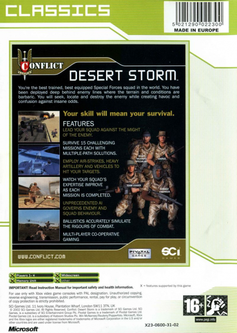Conflict : Desert Storm - Dos