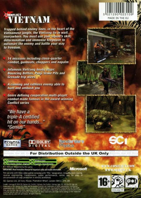 Conflict : Vietnam - Dos