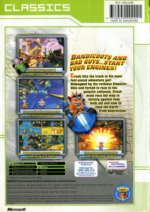 Crash Nitro Kart - Dos