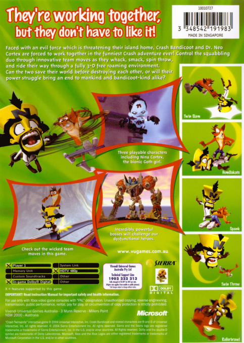 Crash TwinSanity - Dos