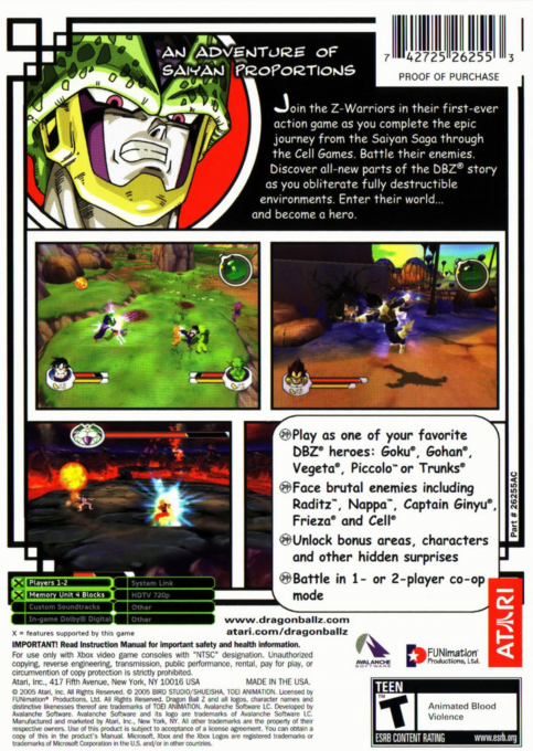 Dragon Ball Z : Sagas - Dos