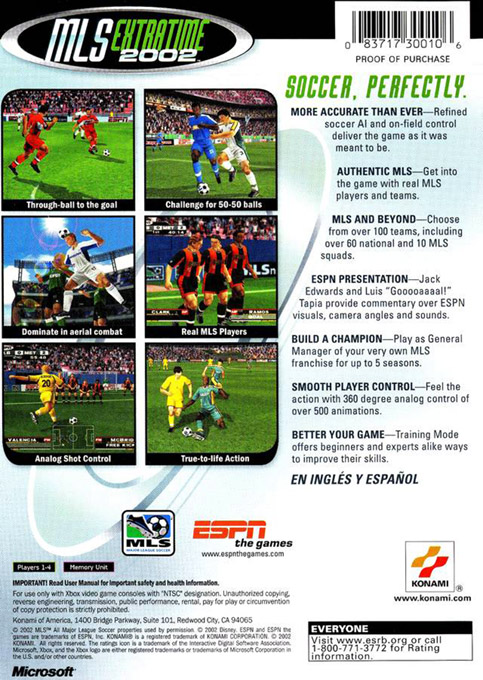 ESPN MLS ExtraTime 2002 dos
