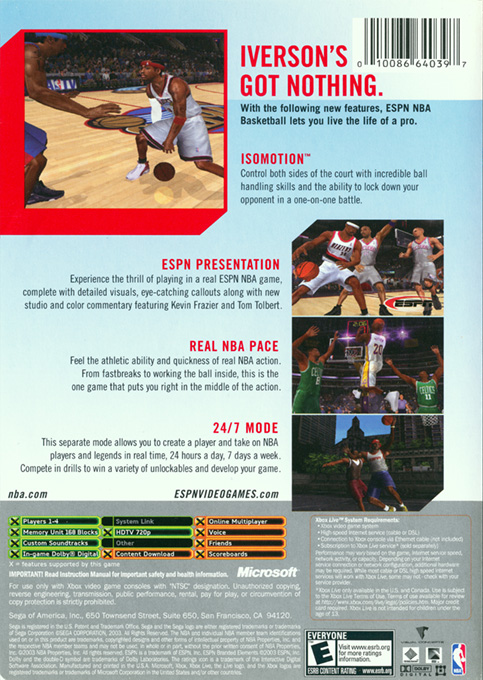 Espn Nba Basketball - Dos