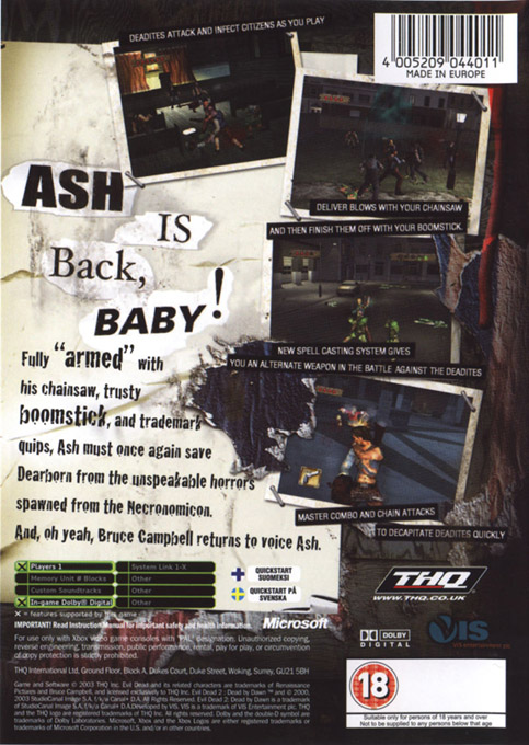 Evil Dead : A Fistful Of Boomstick - Dos