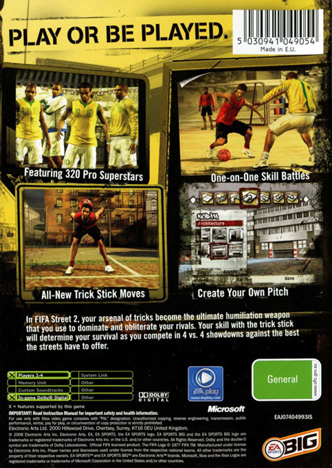 FIFA Street - Dos