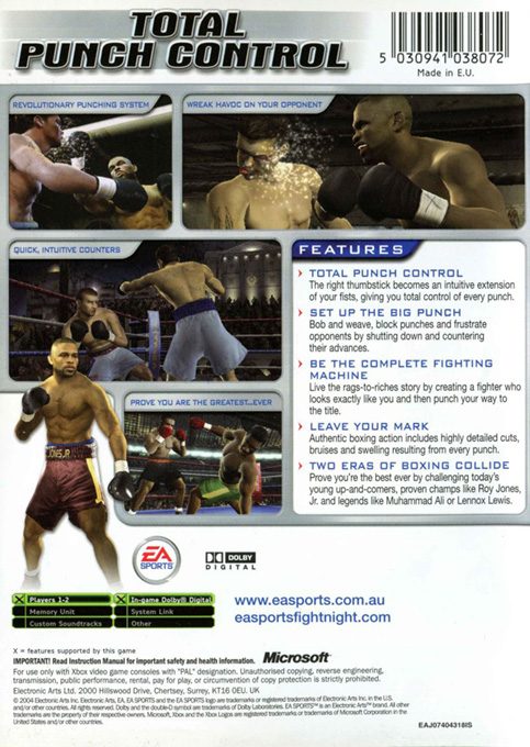 Fight Night 2004 dos