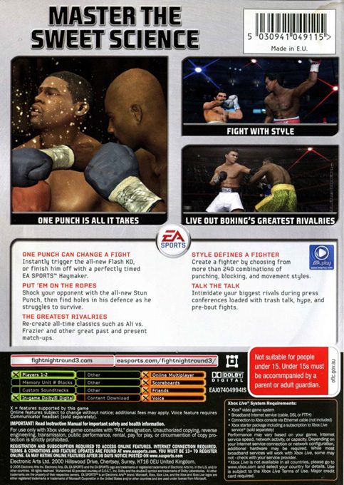 Fight Night : Round 3 dos