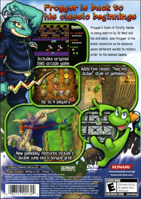 Frogger : Ancient Shadow - Dos