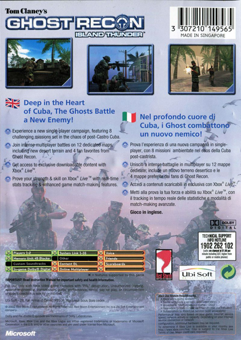 Ghost Recon : Island Thunder dos