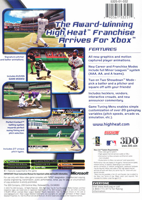 High Heat Major League Baseball 2004 - Dos