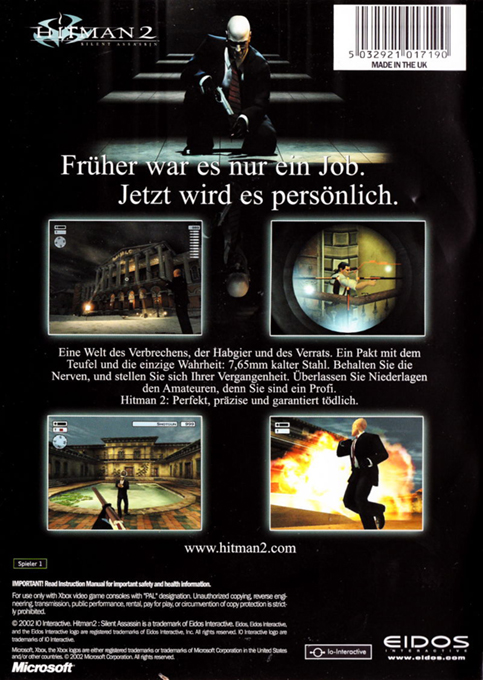 Hitman 2 : Silent Assassin - Dos