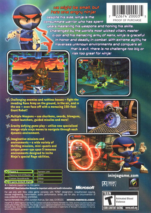 I-Ninja - Dos