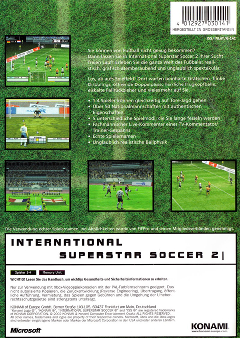 International Superstar Soccer 2 dos