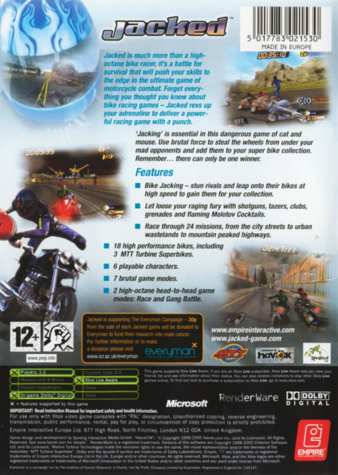 Jacked : La Guerre Des Gangs dos