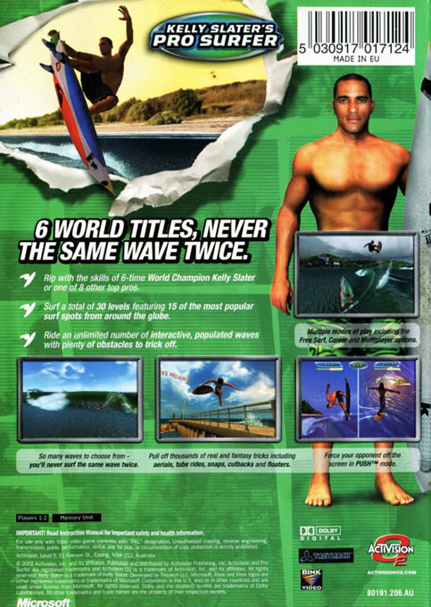 Kelly Slater's Pro Surfer dos