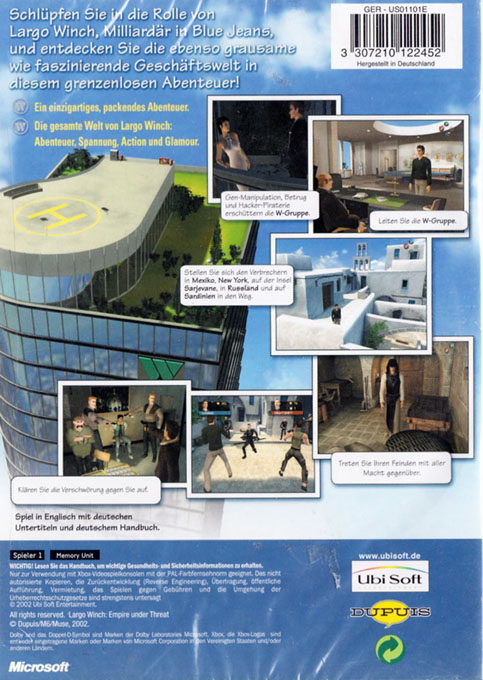 Largo Winch : Aller Simple Pour Les Balkans dos