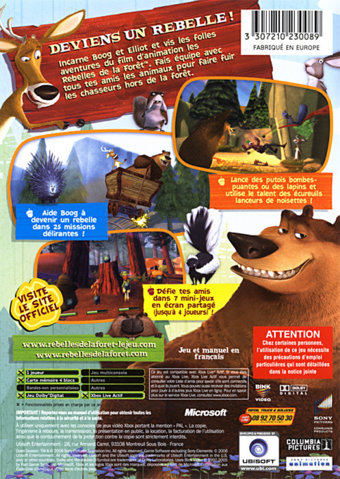 Les Rebelles De La Forêt - Dos