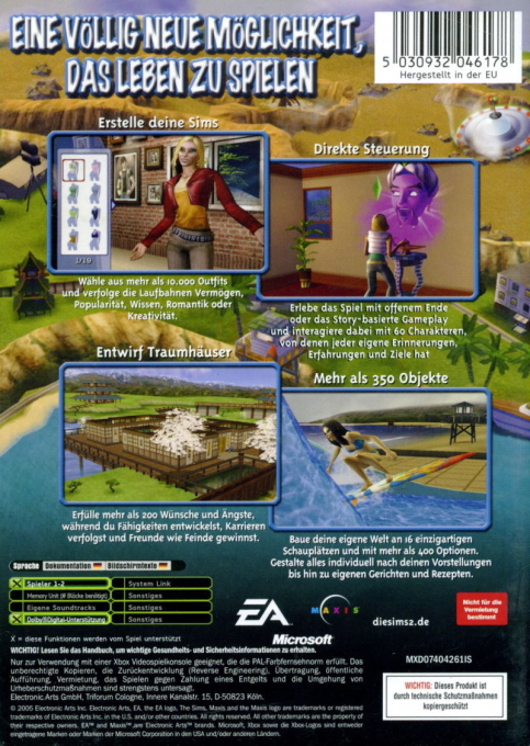 Les Sims 2 dos