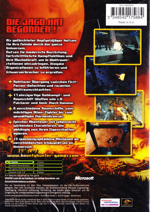 Mace Griffin : Bounty Hunter dos