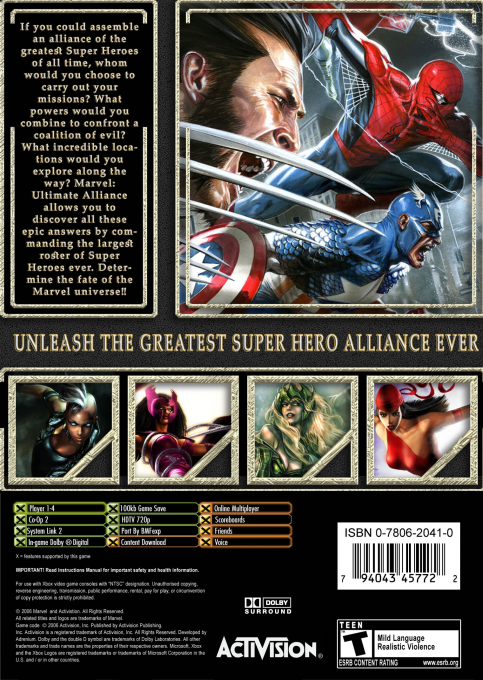Marvel Ultimate Alliance dos
