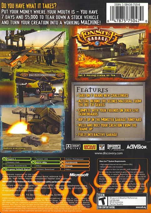 Monster Garage - Dos