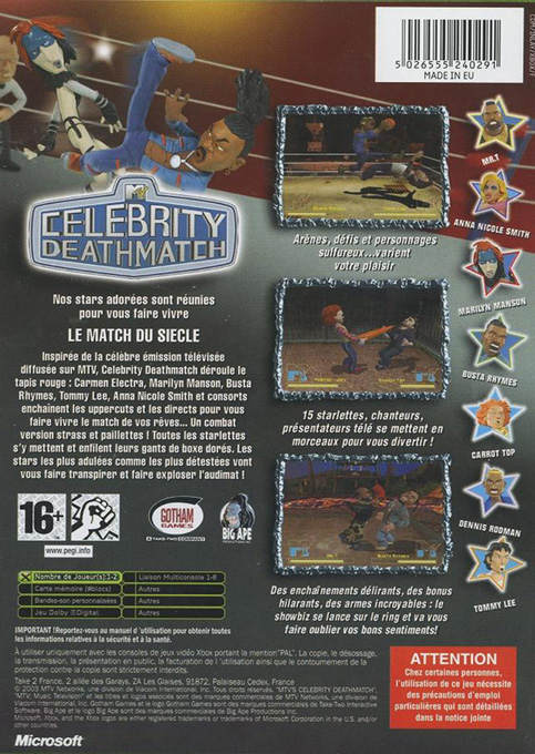 Mtv Celebrity Deathmatch dos